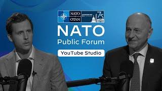 NATO Public Forum YouTube Studio 2024 | Deputy Secretary General Mircea Geoană with Sam Ellis