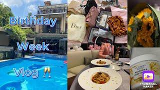 Birthday Week | yacht | shopping | Villa party 