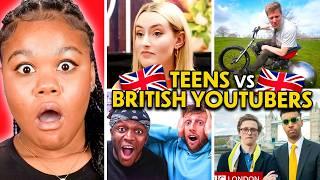 American Teens Watch British YouTubers For The First Time!