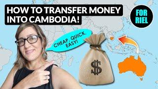 Transferring money into Cambodia as an expat! USD or Riel? ATMs, banks & fees! #forriel