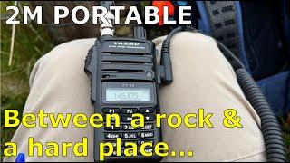 Working 2m Portable on a Country Hike