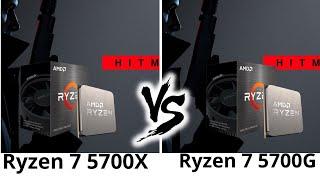 Ryzen 7 5700X vs Ryzen 7 5700G Benchmark