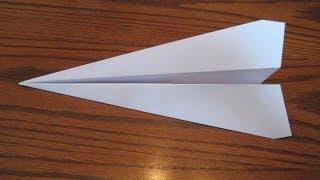 How To Fold A Paper Airplane That Flies Far. (Full HD)