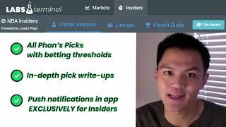 Behind the Scenes of the Labs NBA Insiders Tool w/ Justin Phan & Peter Jennings | The Action Network