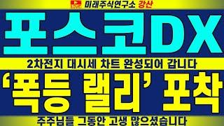 [포스코DX 주가전망] 2차전지 대시세 차트 완성되어 갑니다 '폭등 랠리' 포착 주주님들 그동안 고생 많으셨습니다 | 강산