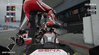 MotoGP 24 - Takaaki Nakagami - Flag to Flag Race - Silverstone Circuit - Fuel Management - Gameplay