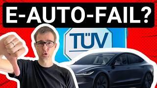 Elektroauto Schlusslicht beim TÜV Überraschende Gründe warum 20% der Tesla Model 3 durchfallen