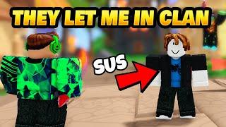 They Let Me In Their Clan! (Roblox BedWars)