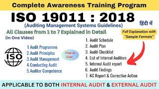 ISO 19011 2018 Awareness Training I ISO 19011 Full Course I Auditing Management System