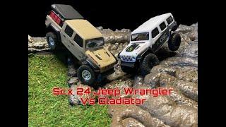 SCX24 Jeep Wrangler Vs Jeep Gladiator