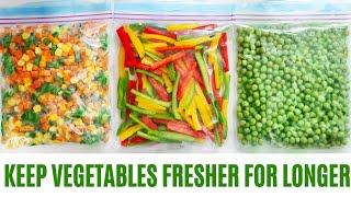 DIY FROZEN MIXED VEGETABLES AT HOME