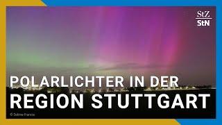 Polarlichter über der Region Stuttgart | Zeitraffer