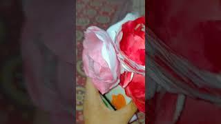 Making a flower. # flower #art #diy #soumya s craft gallery #craft #shorts
