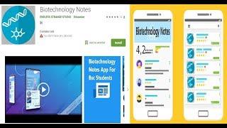 Biotechnology Notes App For Bsc Students Punjab University