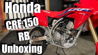 Unboxing the 2022 Honda CRF 150 RB & Assembly / MAX’S MOTO SHOP