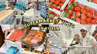 GROCERIES SHOPPING  IN KOREA  BELANJA BULANAN DI KOREA, 1 JUTA RUPIAH CUMA DAPET SEGINI 