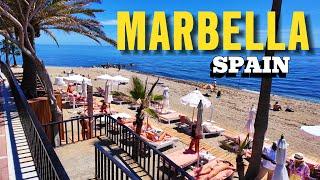 Marbella Spain  2024 Beautiful City and Beach Walk 4K Malaga