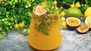 Fresh Passion Fruit Mocktail Recipe to Quench Your Thirst!