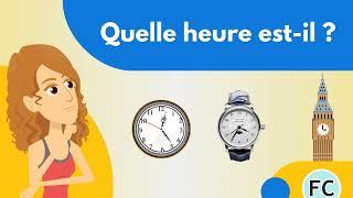 Quelle heure est-il  ?  What time is it?   #frenchquestions  #learnfrench #frenchtime