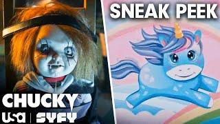 SNEAK PEEK: Chucky & Unicorns Don't Mix | Chucky TV Series (S2 E3) | USA Network & SYFY