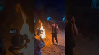 Knife brows song (Dhanda Nyoliwala Shooting Time) #short #video
