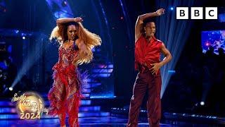 Montell Douglas and Johannes Radebe Samba to Fuego by Eleni Foureira  BBC Strictly 2024