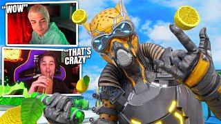 RANKED STREAMERS REACT TO LEAMONHEAD... (#1 OCTANE MOVEMENT)