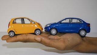 Unboxing Of Mini Tata Nano & Tata Zest Diecast Model Cars