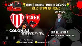 TORNEO REGIONAL - COLÓN SJ VS CAFE- FECHA 5