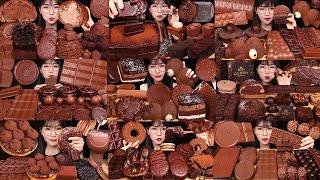 2시간동안 초코로 시작해서 초코로 끝남chocolate cake ice cream dessert chocolate party! MUKBANG 초코디저트 먹방 모음집