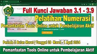 Full Kunci Jawaban Pelatihan Numerasi: Pemanfaatan Tools Online untuk Pembelajaran Aktif