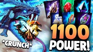 1100 Power Kukulkan LITERALLY ONE SHOTS his enemies - Smite Ranked 1v1 Duel