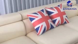 Giới thiệu sofa da góc chữ L tại nội thất Đăng Khoa giá chỉ có 6,2 triệu