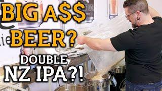 Brad Homebrews on WHICH COAST?? New Zealand DOUBLE IPA Brewzilla Brewday