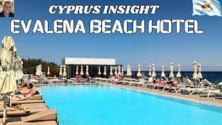 Evalena Beach Hotel, Protaras Cyprus - FULL TOUR INCLUDING ROOM