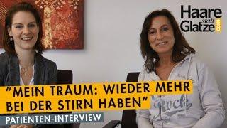 Haartransplantation bei einer Frau: Interview und Vorher/Nachher-Vergleich