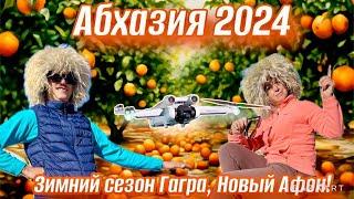 АБХАЗИЯ 2024 ЗИМА! Правила въезда что изменилось. Гагра, Новый Афон.Сбор мандаринов.Новый год 2 раза