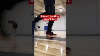 Jordan Tatum 1 traction/squeak test #jordan #tatum1 #jaysontatum