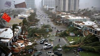 China Now! Category 15 Super Typhoon Devastates Homes and Trees in Guangdong Province