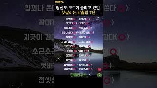 당신도 모르게 틀리고 있던 헷갈리는 맞춤법 7탄 #shorts #맞춤법 #국어공부 #헷갈리는맞춤법 #국어능력자 #말의힘 #일상교양 #문해력 #짧은지식 #말하기전확인 #잘못된표현