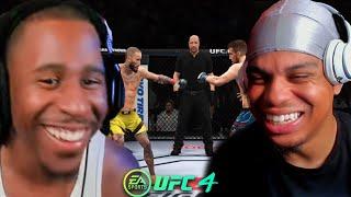 I Did A Wager Vs Pryoxis In UFC 4!