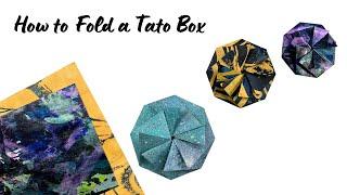 DIY Origami Box That Closes Itself Like Magic