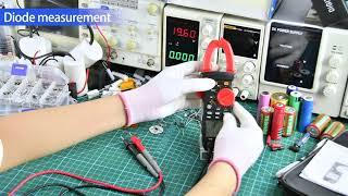 ANENG ST182 Clamp Meter AC Current Multimeter DC/AC Voltage Voltage Tester Capacitance NCV Ohm Test