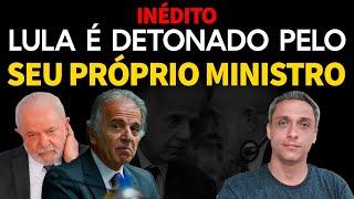 LULA é detonado pelo seu próprio ministro - Isso eu nunca tinha visto. Ninguém aguenta mais o ladrão