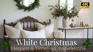 White Christmas | Elegant & Timeless Holiday Inspiration, Classic Festive Decor