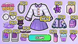 NEW!  UNLOCK PURPLE COLLECTION SUPER SECRETS IN AVATAR WORLD  PAZU