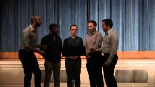 Ride the Chariot - IHouse's Barbershop Quintet performing at Black History Month 2015.