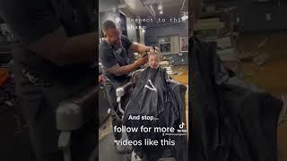 barber show love to kid #barber #trending #barbershop #love #kids #trending #tiktok #specialneeds