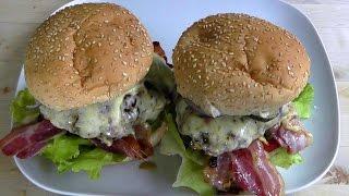 Burger Deluxe Bacon Cheese Recipe How to cook tasty Burgers