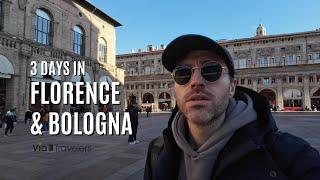 3 Days in Florence & Bologna Itinerary - Travel Vlog [4K]